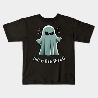 This is Boo Sheet Ghost Halloween Funny Kids T-Shirt